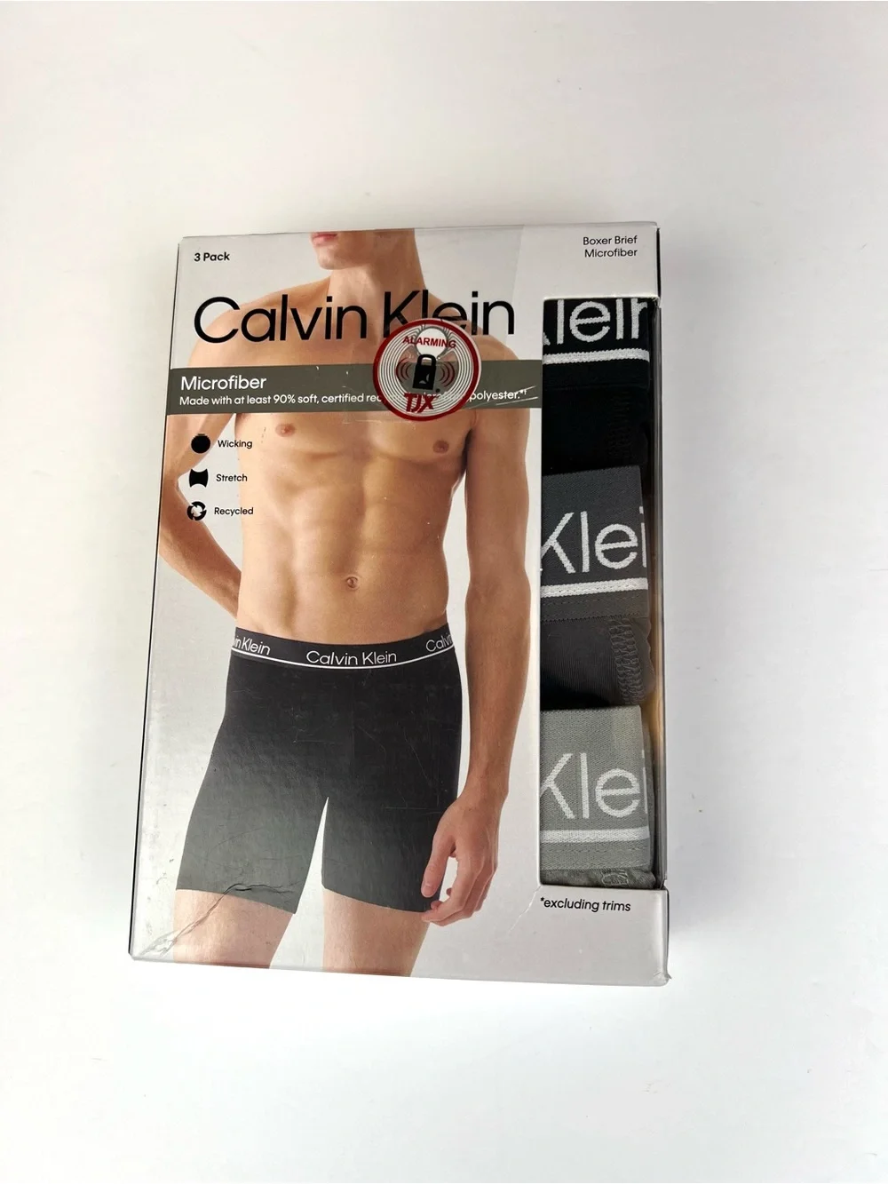 Calvin Klein Microfiber Boxer Brief 3 Pack Multicolor Soft Size S Polyester